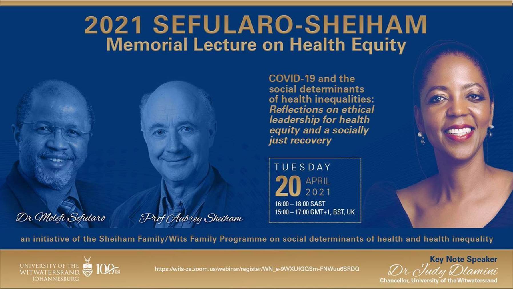 Sefularo-Sheiham Memorial Lecture